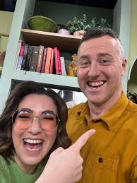 Tonight! On #ABiteToEatWithAlice! Comedian Lloyd Langford, who's a  surprisingly good cook, brings in onions! And I make him one of my  favourite versions of Khachapuri: the Adjaruli Georgian Cheese Boat! ✨