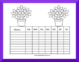 Free Chore Charts For Kids