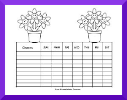 free chore charts for kids