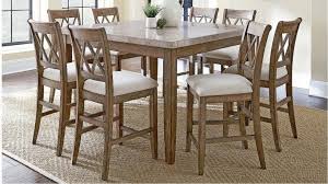 Dunedin 9 Piece High Dining Suite Dining Furniture Dining Tables Chairs Sets Round Extendable Harvey Nor In 2020 Rectangle Kitchen Table Rectangle Dining Table Dining