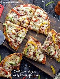 Tava Pizza Recipe Tawa Pizza Indian Style Veg Tava Pizza Recipe Pizza Recipes Homemade Vegetable Pizza Recipes Veg Pizza Recipe