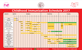 Blog Childhood Immunization Schedule For 2017 Bebejaz
