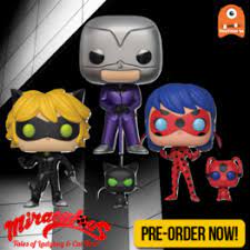 Funko Pop Set Of 3 Pre Order Miraculous Tales Of Ladybug Cat Noir Funko Pop Funko Ladybug Cat Noir