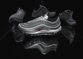 The Silver Nike Air Max 97 Releases Exclusively In Italy For 20th Anniversary Nike Air Max Air Max 97 Nike Air Max 97