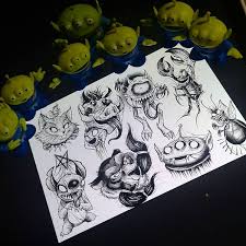 George Jumpar45 Instagram Photos And Videos Dark Art Paintings Dark Disney Tattoo Cartoon Character Tattoos