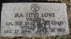 Ira Titus Lowe (1894-1960)