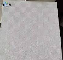 Thailand 2X4 Drop in Decorative Ceiling Tiles Plastic PVC Ceiling Panels  Gypsum Boards 60 60