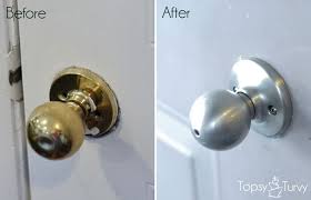How to paint a doorknob. How To Change Out Your Door Knobs Ashlee Marie Real Fun With Real Food