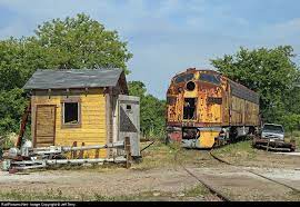 Railpicturesnet Photo Cmstpp 38a Milwaukee Road Emd E9a At Green Bay Wisconsin By Jeff Terry Abandoned Train Milwaukee Road Scenic Railroads