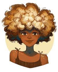 Quick Hair Tutorial Gdbee Afro Hair Art Girl Hair Drawing Cartoon Art Styles