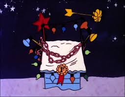 Magnet christmas snoopy woodstock dog house snow lights. Building Snoopy S Dog House For Christmas Remodern Ranch