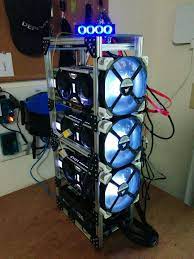 A Wide Shot Of The Chassis Fans Installed Crypto Mining Cryptocurrency Rigs