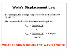 Where, λ = peak wavelength b = 0.028977 mk (wien's constant) t = temperature. Black Body Radiation Planck S Radiation Wien S Law Stephen Boltzman
