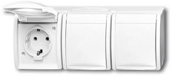 Steckdose anschließen einbauen 230v anleitung für steckdosen von z.b. Busch Jaeger 2300 3 Ew 54 Schuko Steckdose 3 Fach Alpinweiss Ocean Ip 44 Elektroshop Wagner