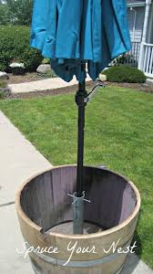 I scoured the internet and local stores and came up with essentially two options: 39 Diy Umbrella Stand Ideas Umbrella Stand Patio Umbrella Stand Outdoor Umbrella Stand