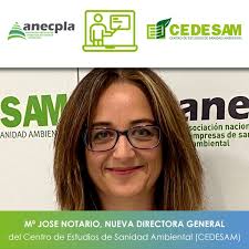Nos alegra comunicaros que Mª José Notario es la nueva directora del Centro  de Estudios de Sanidad Ambiental (CEDESAM). Doctora en Ciencias Biológicas,  Zoología, por la Universidad de Córdoba, María José Notario