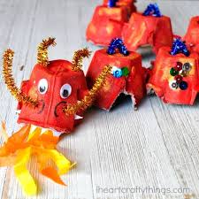 Pen & ink drawing tutorials | how to draw realistic scales on fish, dragons, snakes, reptiles. How To Make An Egg Carton Dragon Craft I Heart Crafty Things