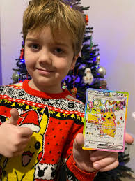 My son was so happy to pull this pikachu