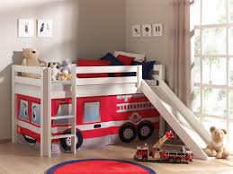 Weitere ideen zu kinder zimmer, kinderschlafzimmer, bett. Spielbett Pino Feuerwehr Hochbett Kinderbett Rutsche 90 X 200 Cm Kiefer Weiss Ebay
