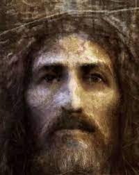 The holy face of jesus taken from the shroud of turin