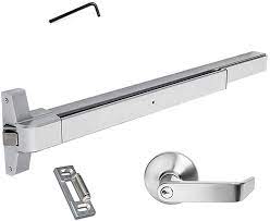 While you could learn how to pick your own locks, reader ilovetofu shows us how to open a garage door in seconds. Dynasty Hardware Push Bar Panic Exit Device Aluminum With Exterior Lever Amazon Com