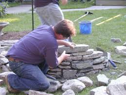 With this masonry fire pit plan, you can skip the concrete and mortar. How To Set Stones For A Fire Pit How Tos Diy