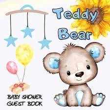 I am completely in love with this. Teddy Bear Baby Shower Guest Book Perfect Gift For New Parents Of Baby Guests Sign In And Write Advice For Parents And Wishes For Baby Studio Cute Simple 9798693677005 Amazon Com Books