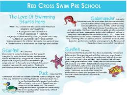 See The Full List Of Red Cross Swimming Lessons Available At