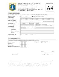 Format formulir pendaftaran dan tanda terima pemabyaran. Formulir Fill Online Printable Fillable Blank Pdffiller