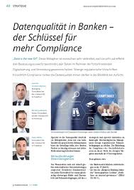 „data is the new oil. Datenqualitat In Banken Der Schlussel Fur Mehr Compliance