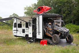 If it is just the screen that is damaged, your local glass shop can replace it. Rv Toy Haulers Camper Blue Book Value