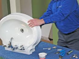 how to install a pedestal sink how