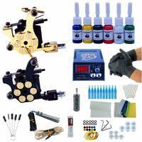 Beginner Starter Complete Tattoo Kit Professional Tattoo Machine Kit Rotary Machine Guns 6 Color Inks Power S Tattoo Machine Kits Tattoo Kits Cheap Tattoo Kits