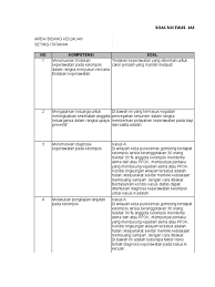 Check spelling or type a new query. Soal Uji Kompetensi Jabatan Fungsional Perawat Masnurul