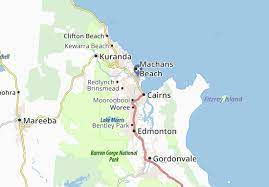Signs are located at trailheads and intersections. Michelin Landkarte Cairns Stadtplan Cairns Viamichelin