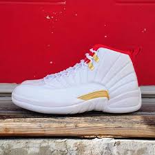 Air Jordan 12 Retro Gs Fiba 2019 Gs White Red Gold 153265 107 In 2020 Air Jordans Jordans Air Jordan 12 Retro