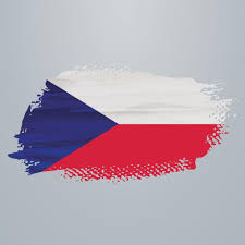 A moeda do país é a coroa tcheca (cotação 1. Escova De Bandeira Da Republica Checa 2632144 Vetor No Vecteezy