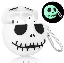 Jack Skellington Glow In The Dark Apple Airpods Case Airpods Pro In 2020 Airpod Case Air Pods Jack Skellington
