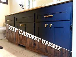 This will prevent any light from coming through the caning. Diy A Groovy Bathroom Cabinet Update Fox Homes