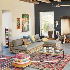 Puf Etnico Multicolore In Cotone Maisons Du Monde Arredamento D Interni Arredamento Arredamento Casa