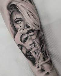 Forearm mask tattoo designs @fabriziolanzotattoo. Trendy Tattoos Tattoos Mask Tattoo