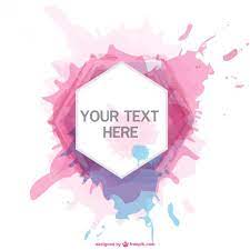 Download Paint Splatter Hexagon Frame For Free Vector Free Free Vector Art Design Freebie