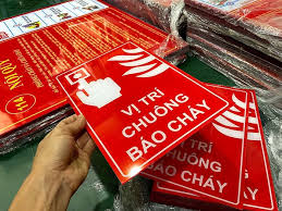 ✓ Biển báo an toàn PCCC |【Gia Công Theo YC】