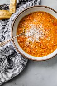 Bring to boil, reduce heat and simmer uncovered until lentils are tender but not mushy, about 16 to 20 minutes. Hearty Red Lentil Soup How To Cook Red Split Lentils A Beautiful Plate