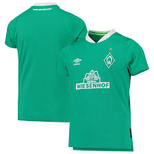 Alle infos zum verein werder bremen ⬢ kader, termine, spielplan, historie ⬢ wettbewerbe: Youth Umbro Green White Sv Werder Bremen 2019 20 Home Replica Jersey