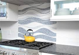 This tile is not suitable for floor installations. Kitchen Backsplash Marble Mosaic With Subway Tile Tile Wave Pattern Stone Mosaic Blue And White New Ravenna Mirage Mosaic Contemporary 2 Old Port Specialty Tile