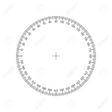 We seem to be five degrees short. Protractor 360 Degrees Measuring Circle Scale Measuring Round Scale Royalty Free Cliparts Vectors And Stock Illustration Image 100980659