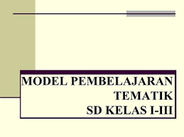 Benda padat, cair dan gas 2. Implementasi Pembelajaran Terpadu Dan Pembelajaran Kelas Rangkap Ppt Download