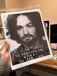 Mugshot Manson print