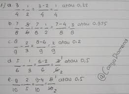Sajikan jawaban terbaik kalian di dalam kelas. Melakukan Pengurangan Dua PecahanÄ'a L3dinw NihÆ¡n Cd C Colatihan1 Tentukan Hasil Pengurangan Brainly Co Id
